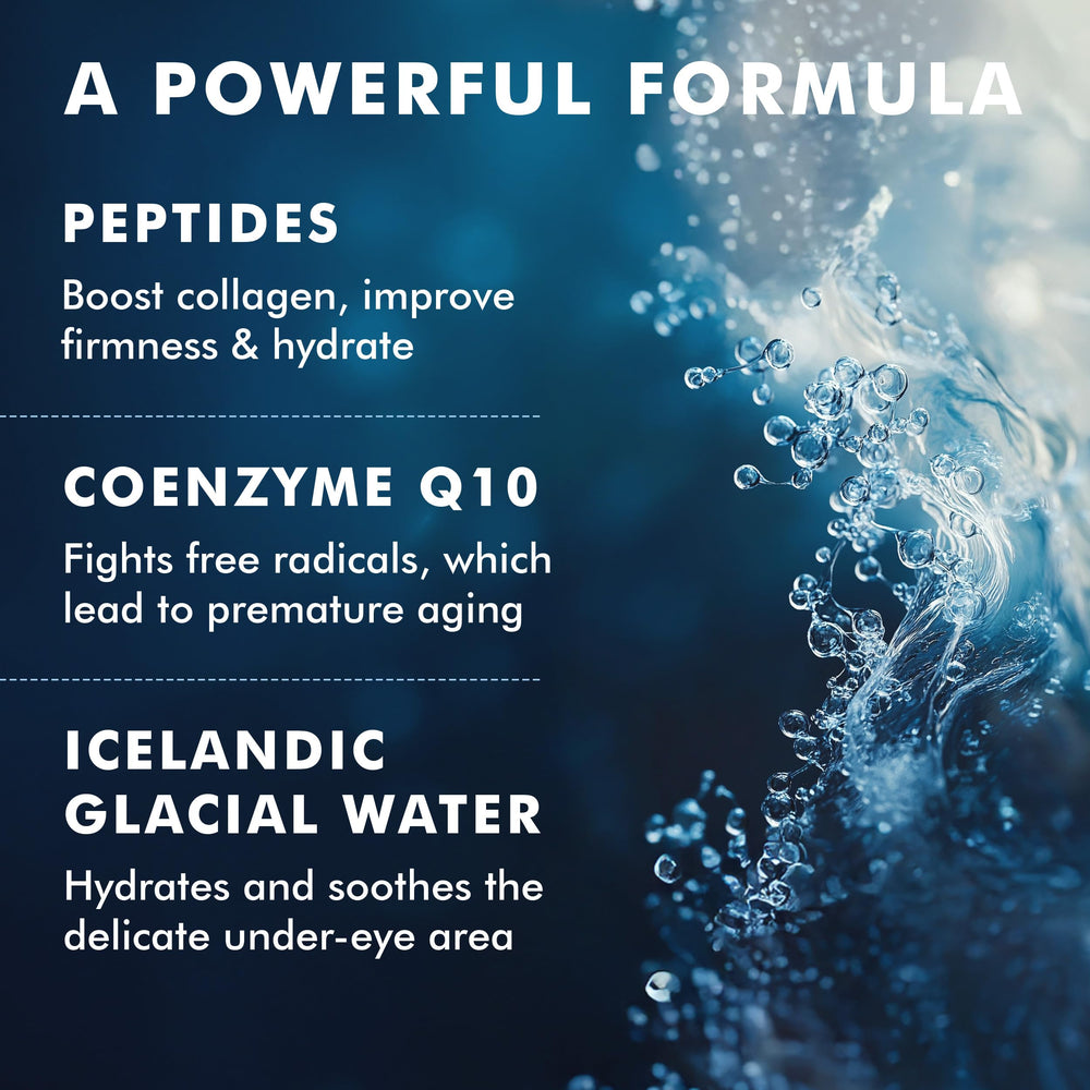 Skyn ICELAND cooling gel hydrates and soothes stressed skin during treatment.