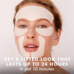 Skyn ICELAND forehead patches deliver quick cooling and smoothing.