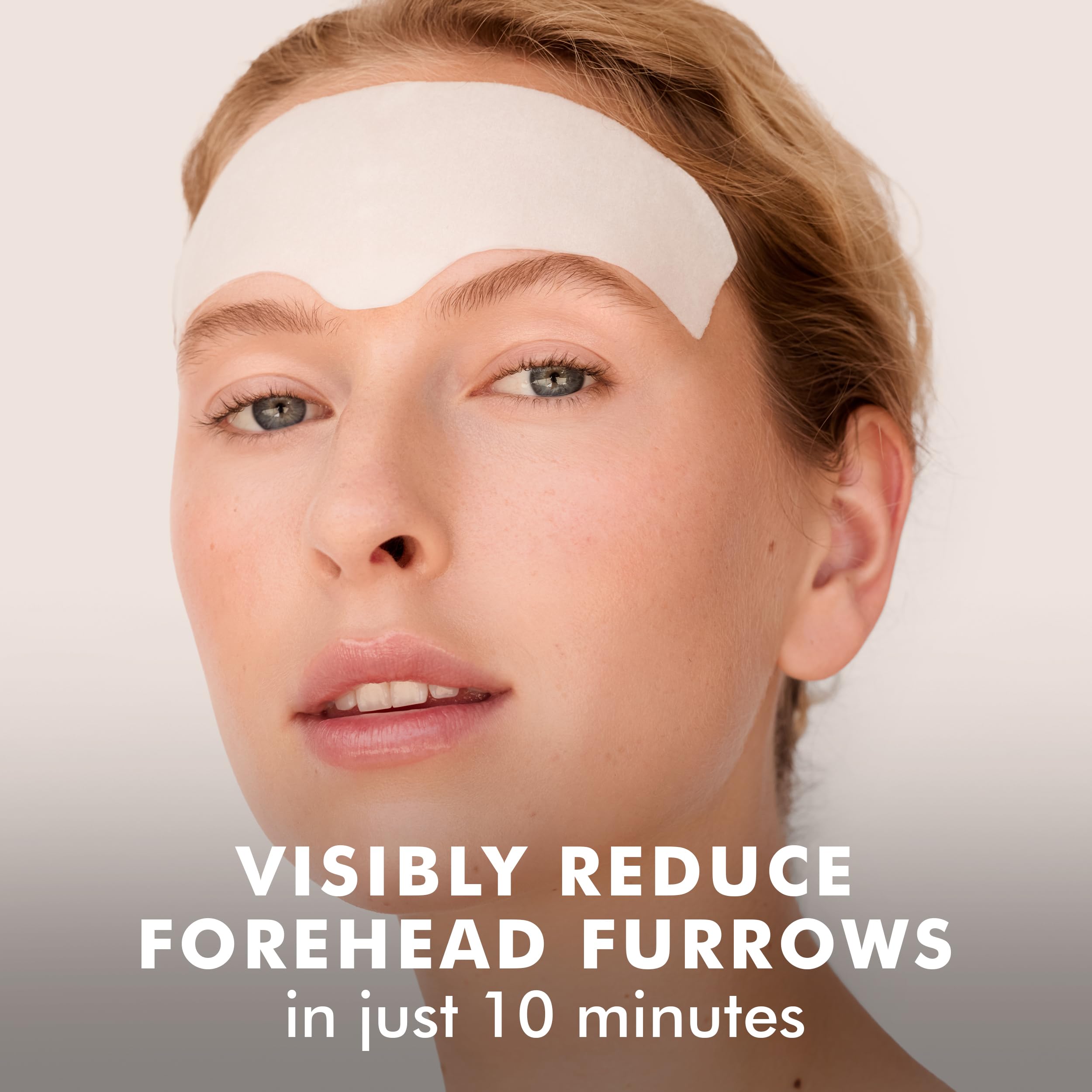Skyn ICELAND Hydro Cool Forehead Patches closeup reveals a gel-like patch for soothing, comfortable wear.