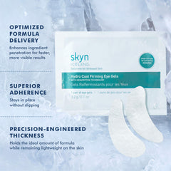 Skyn ICELAND Hydro Cool Under Eye Patches closeup texture suggests a gentle firming feel.
