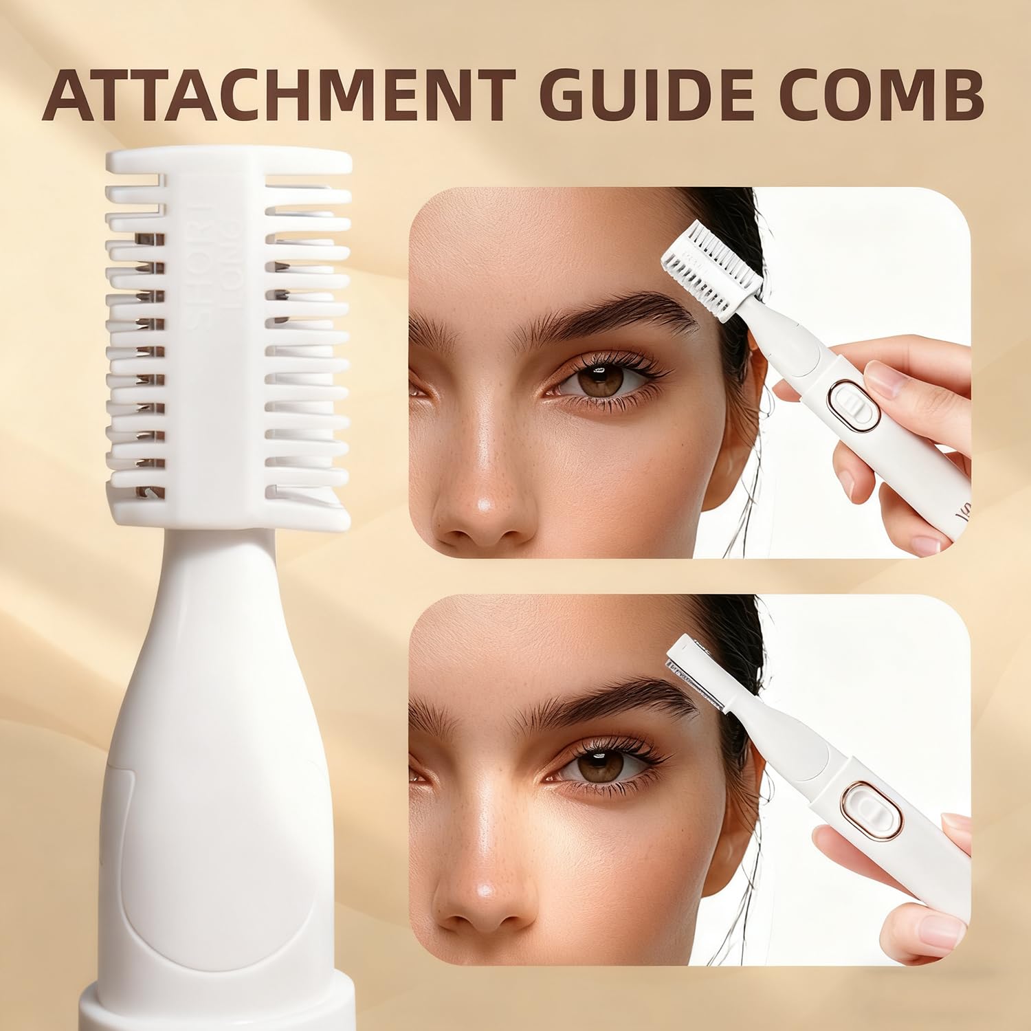 SleekSnip 2025 cordless operation powered by a single AAA battery for convenient use.