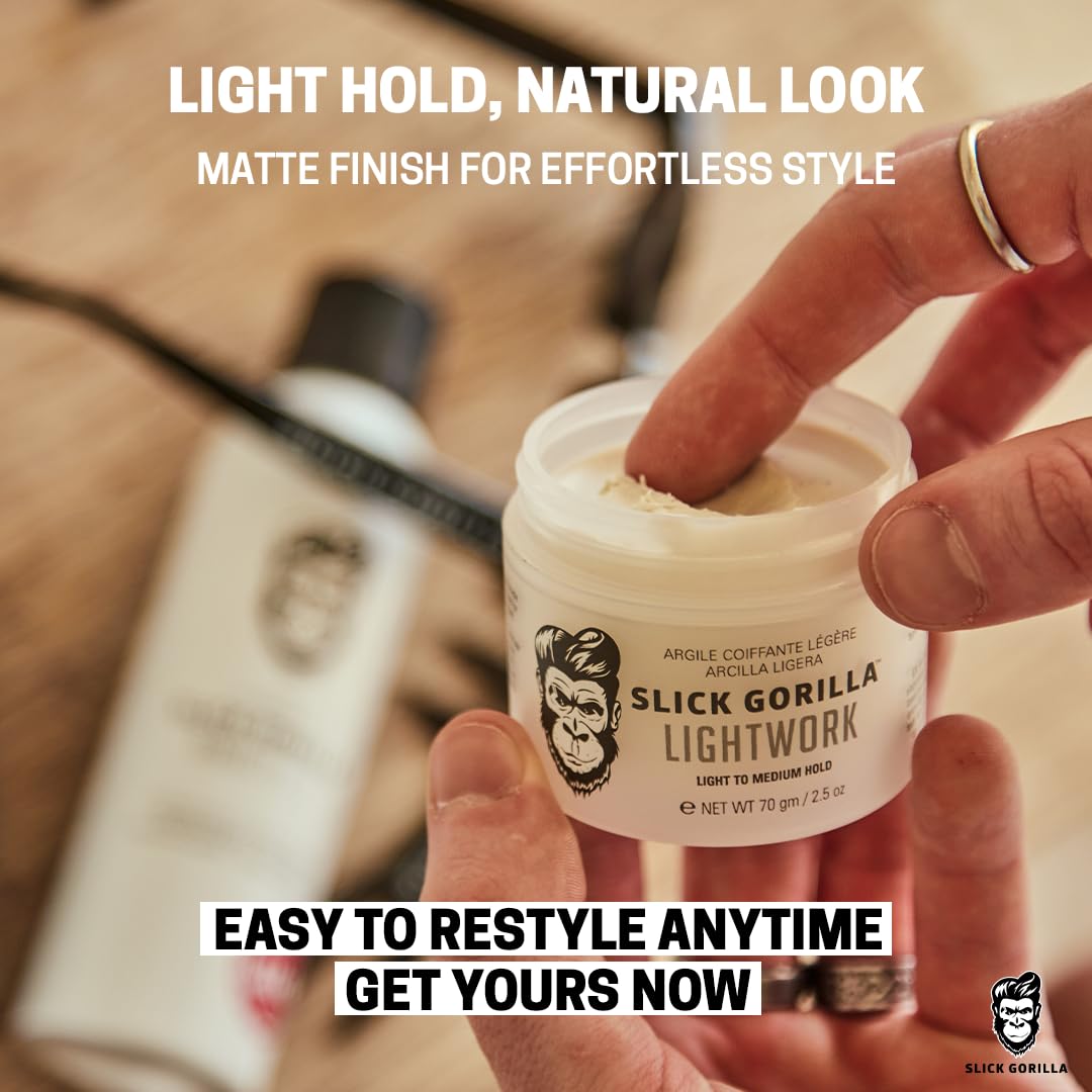 Slick Gorilla Lightwork lightweight feel offers non greasy styling