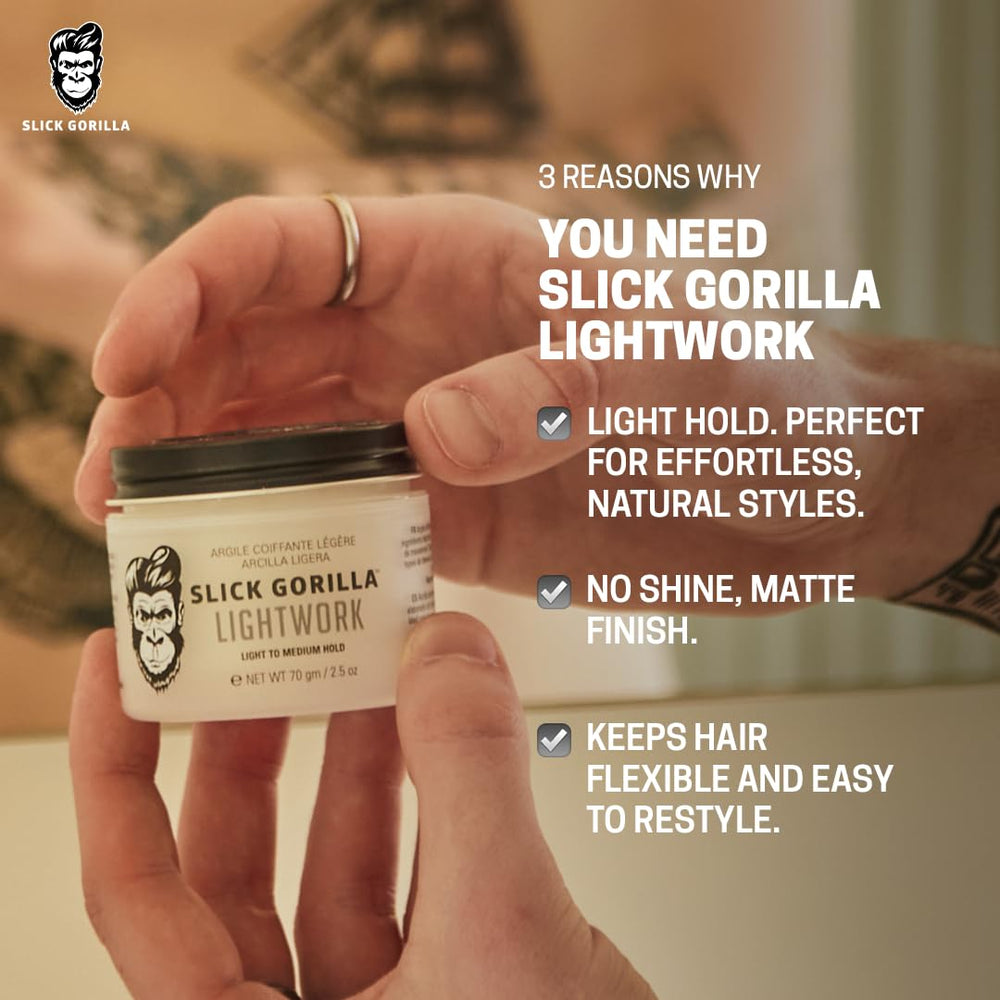 Slick Gorilla Lightwork matte finish look emphasizes low shine texture
