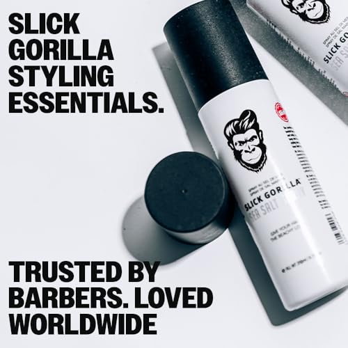 Slick Gorilla sea salt spray delivers touchable, lived-in texture.