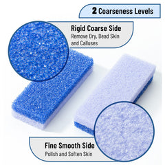 Slick Solutions pumice stone ergonomic-grip aids precise callus removal during pedicure routines