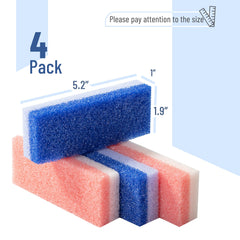 Slick Solutions pumice stone two-colors pack highlighting ergonomic grip and versatile foot care