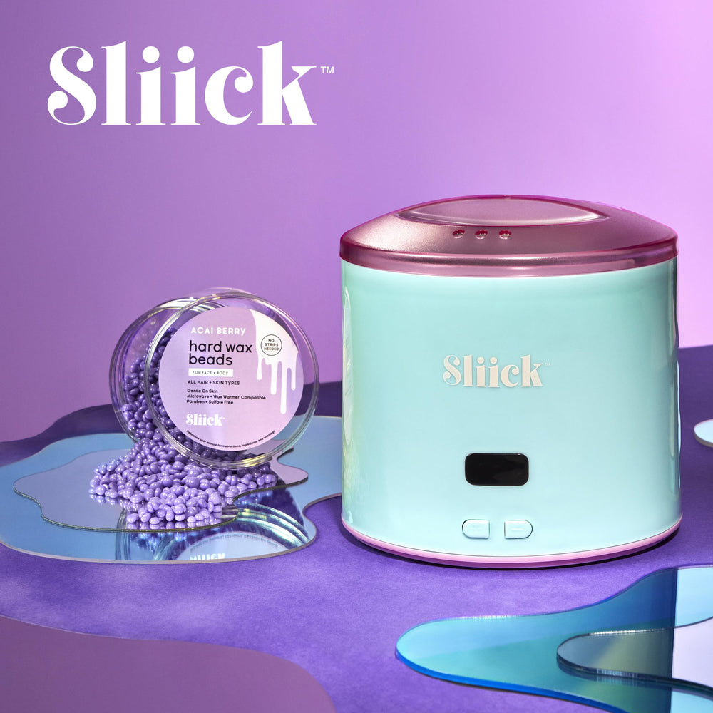 Sliick Acai Berry fragrance close-up during waxing session