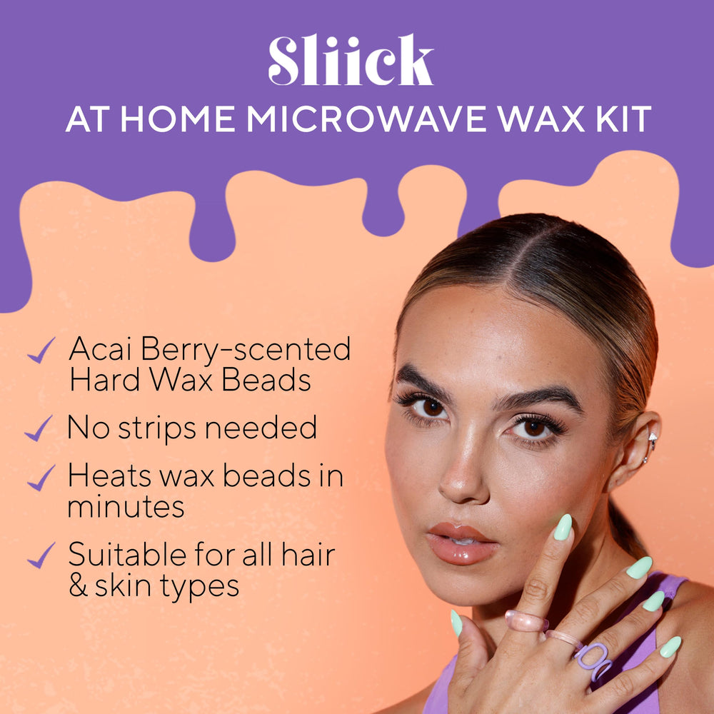 Sliick hard wax microwave cup heats wax quickly for fast sessions