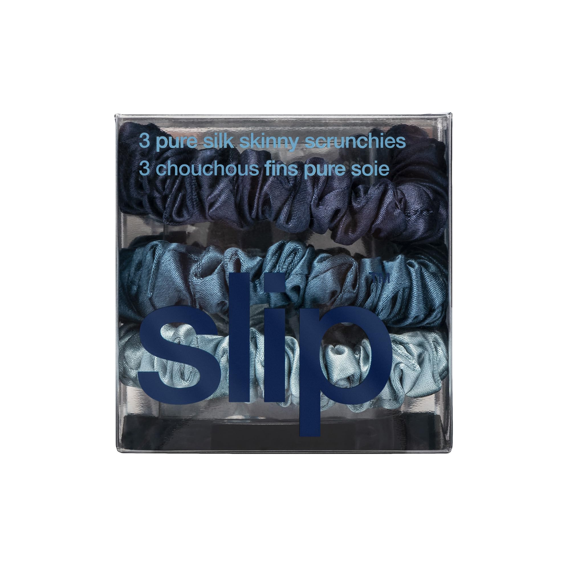 SLIP skinny scrunchie oxford – anti-crease styling option