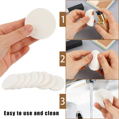 Sliverdew eye-area coverage sponge reaches corners for precise makeup