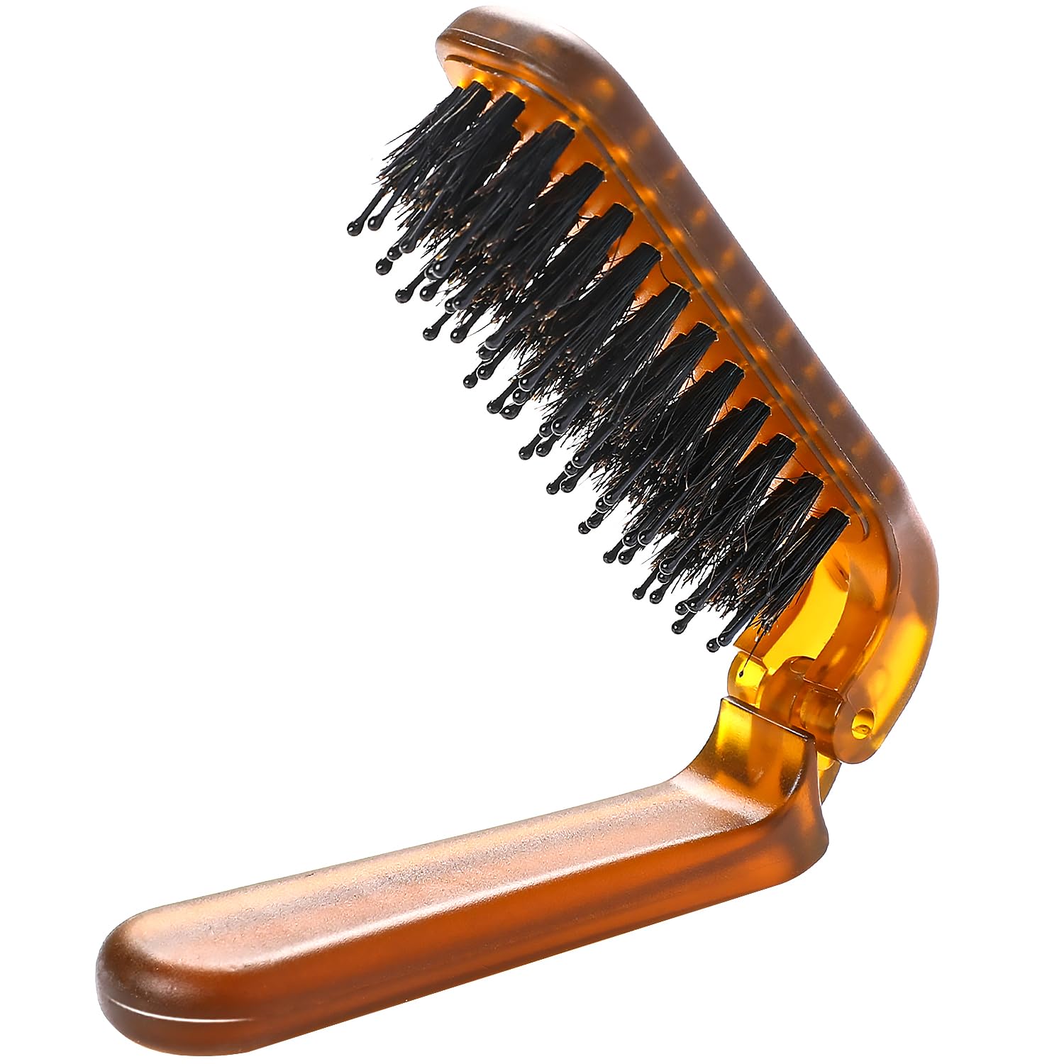 Sliverdew hair brush folded compact ideal for travel and easy packing