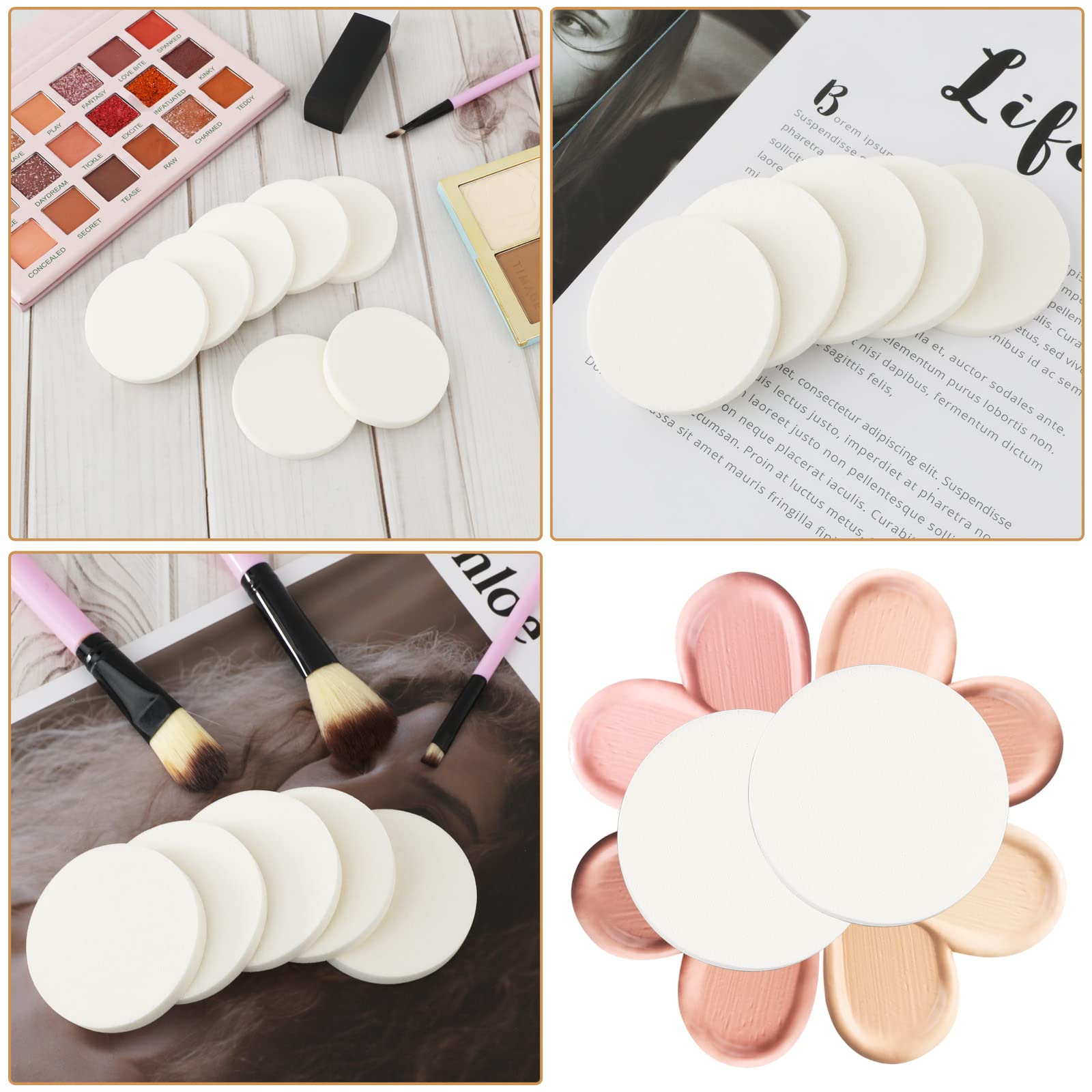 Sliverdew portable makeup sponges fit in bags for touch-ups on the go