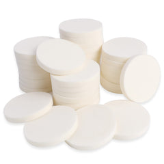 Sliverdew powder puff white round 55mm for smooth foundation coverage