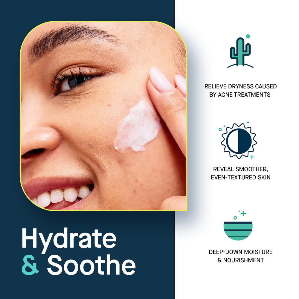 Pump-dispense action of SLMD Hyaluronic Acid face moisturizer for easy daily use.