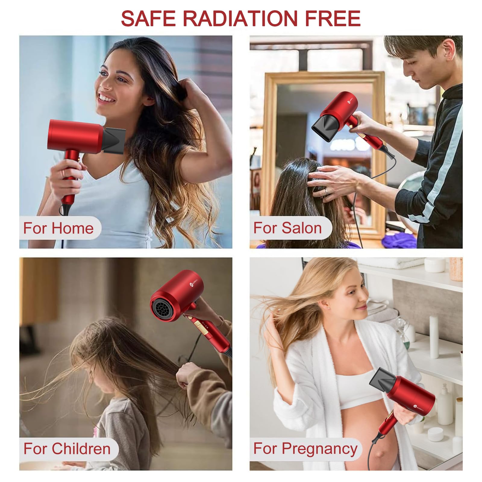 Slopehill Agate Red low-noise operation during calm home styling