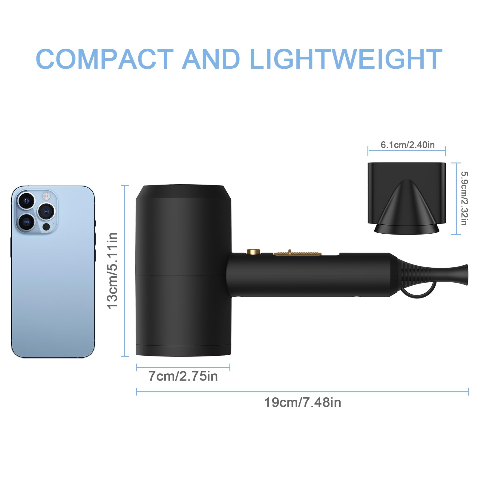 slopehill professional ionic hair dryer concentrator nozzle-1 for precise styling
