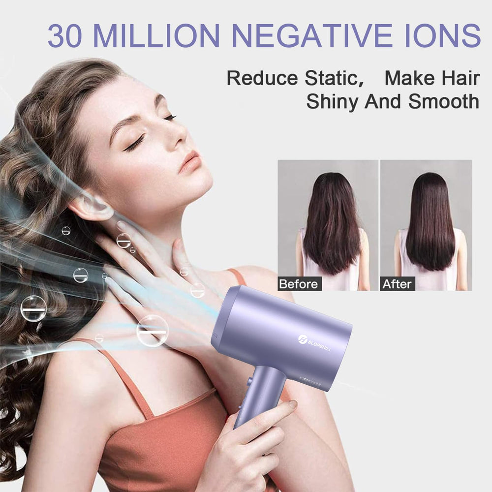 Slopehill professional ionic hair dryer diffuser attachment enhances gentle airflow for curly textures