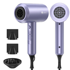 Slopehill professional ionic hair dryer front view shows lavender finish for fast, quiet styling