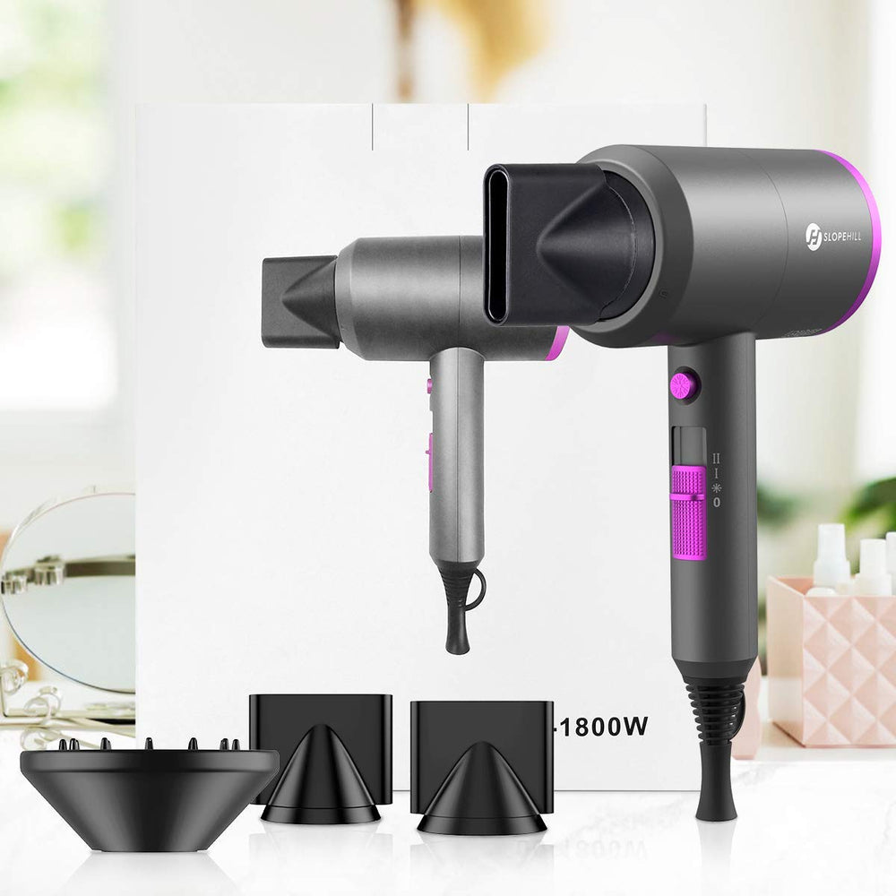 slopehill professional ionic hair dryer motor-inside design supports long lasting performance.