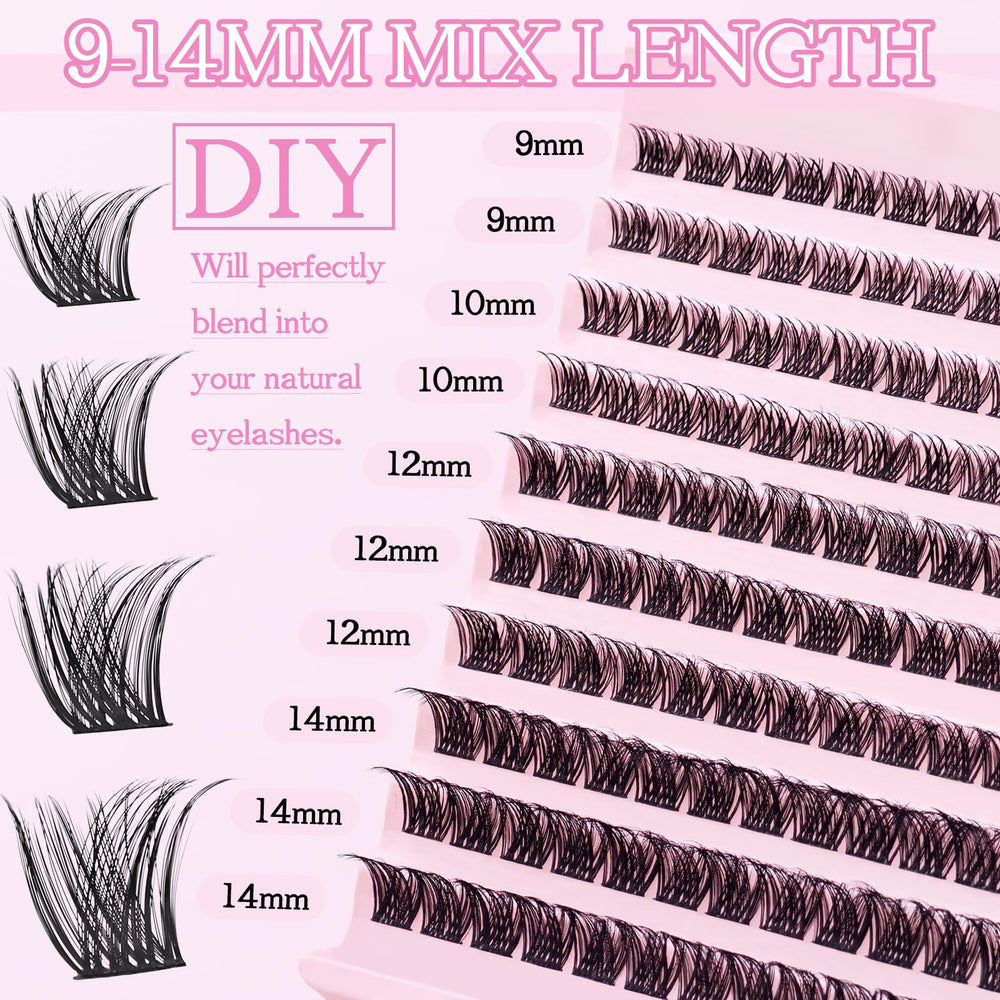 SLSXNL DIY lash-application kit enables fast, comfortable cluster placement.