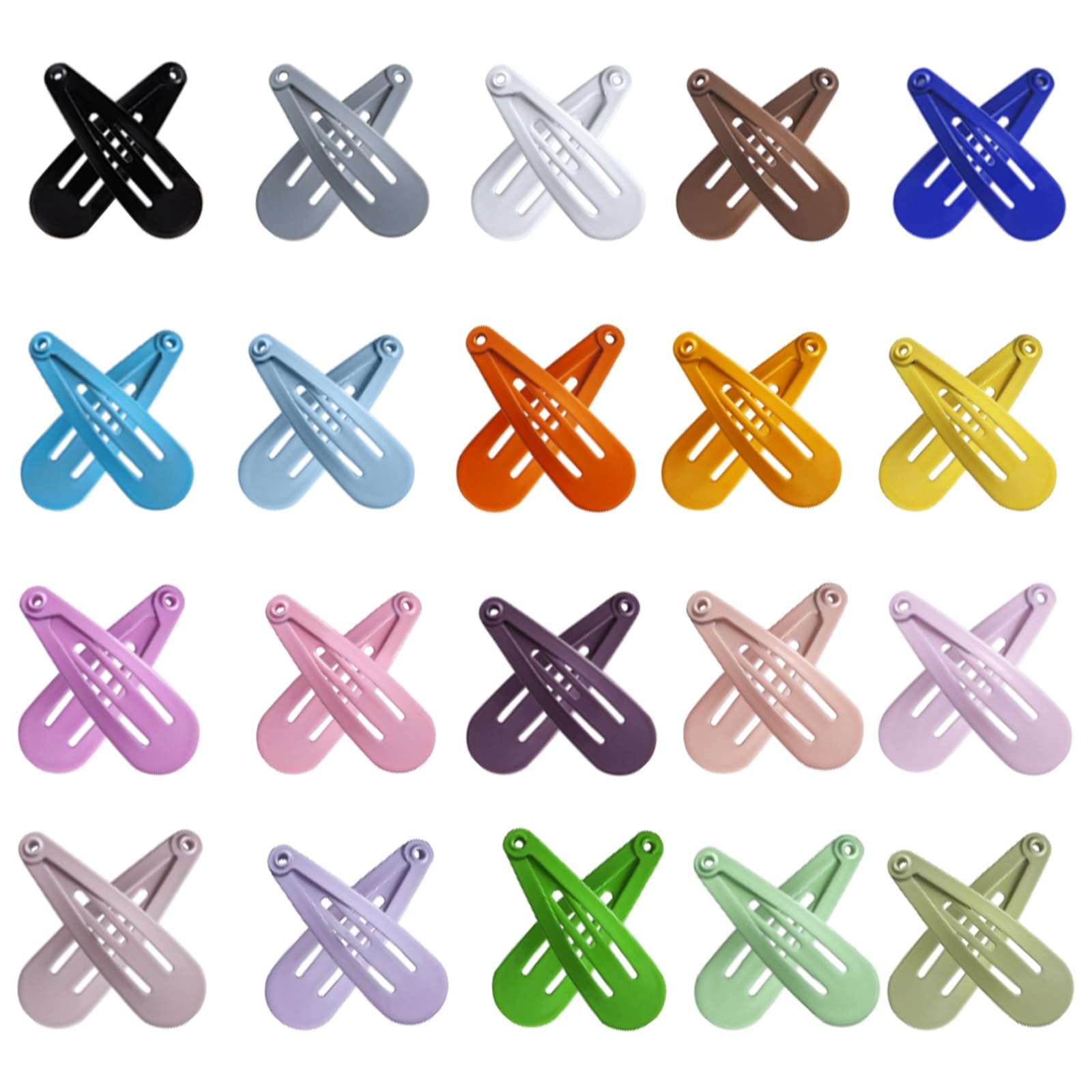 SLYFTE Upgrade Snap Mini Hair Clips color variety enables fast outfit coordination