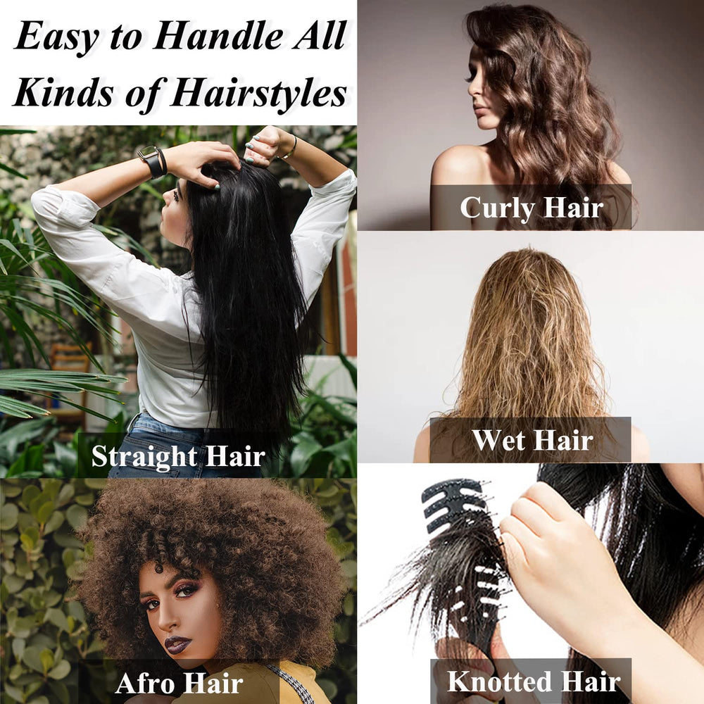 SmaringWing detangler combs for dry hair gentle brushing.