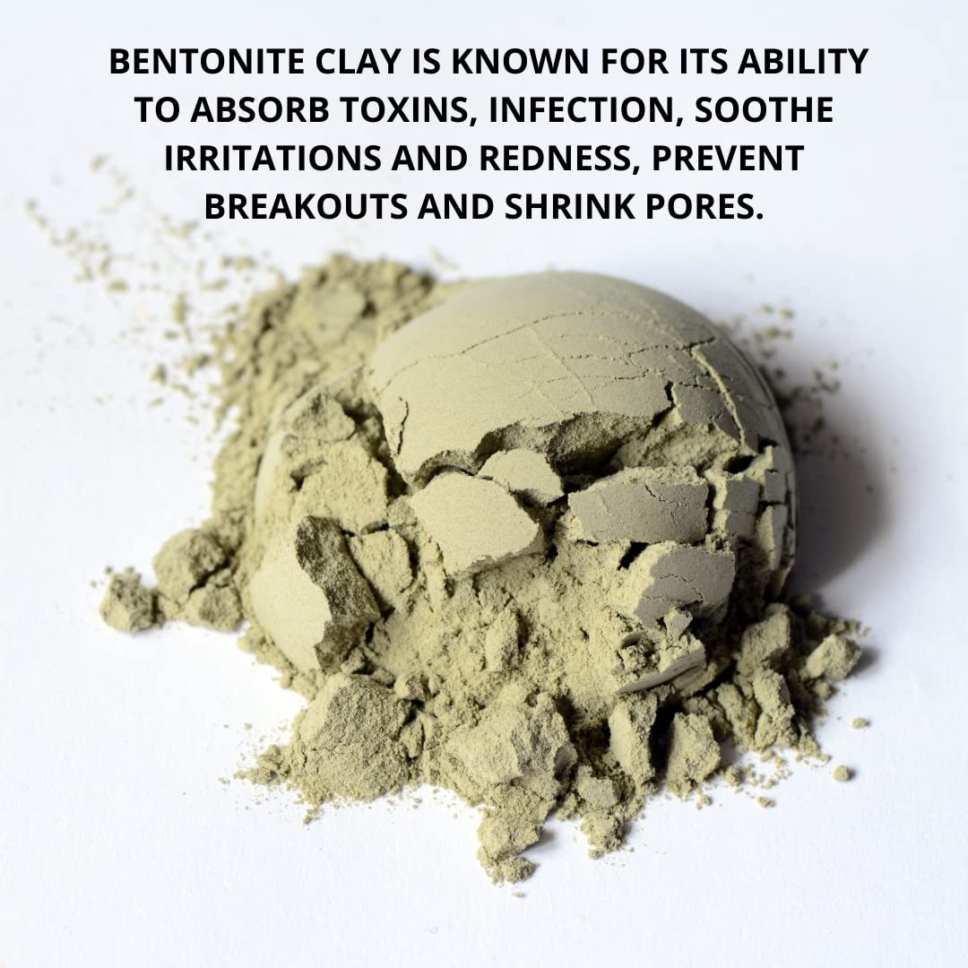 Face mask application with SMART SOLUTIONS calcium bentonite clay for refreshed skin