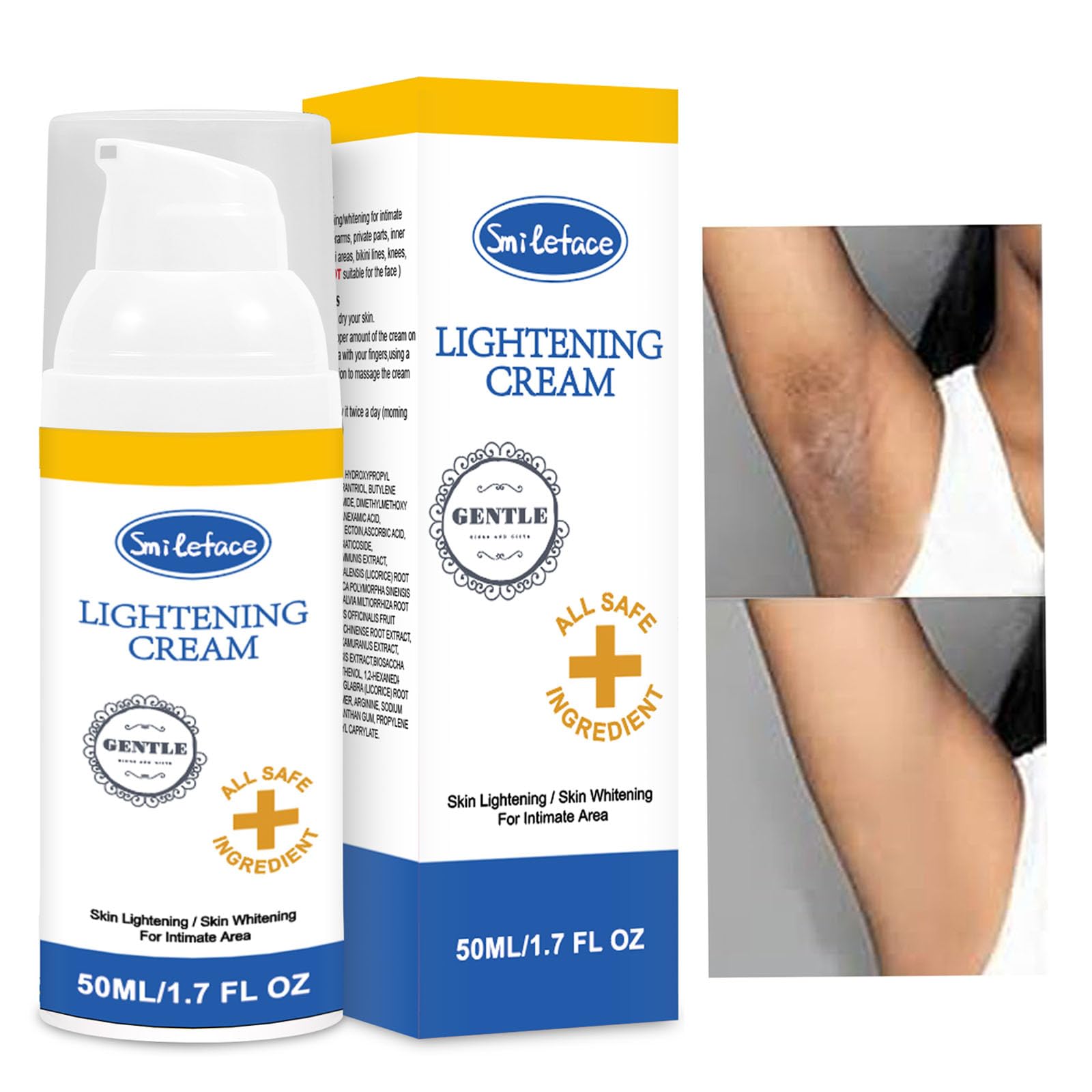 SMILEFACE sleek packaging highlights premium skincare experience.