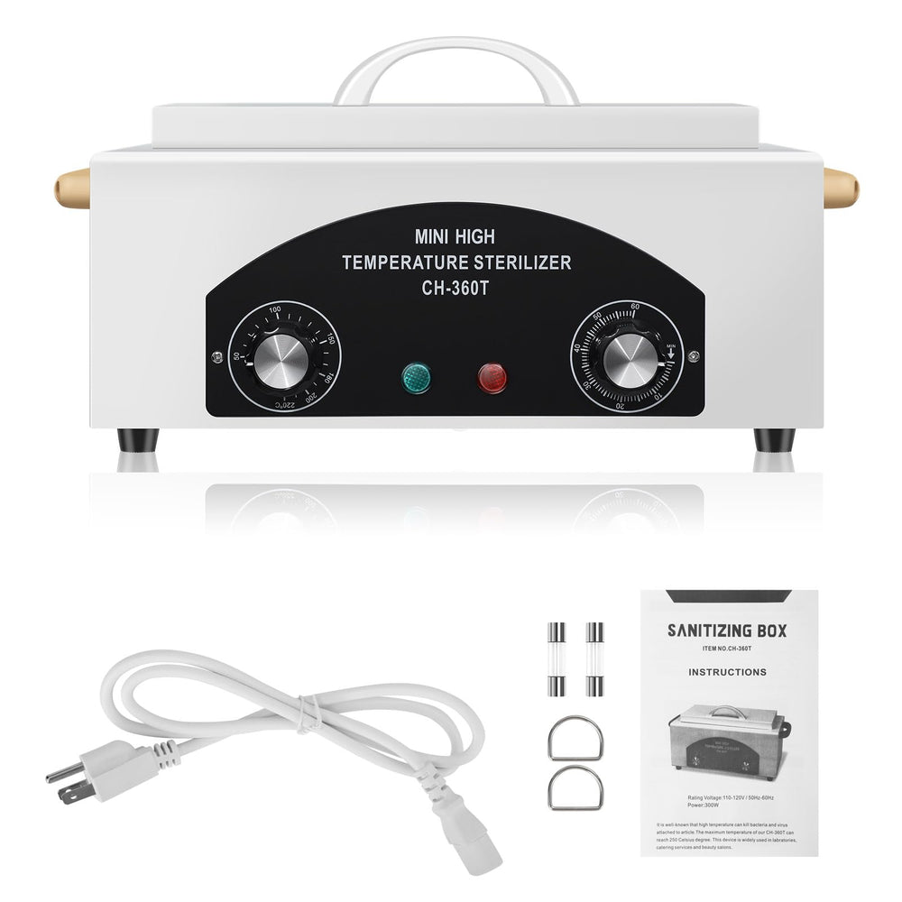 Smith Chu high-temperature cleaning box open-lid enables quick tool refresh between clients.