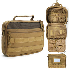 SMONT Tactical Toiletry Bag multi-pocket layout for organized travel grooming