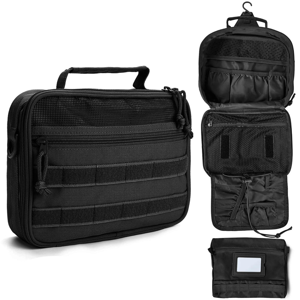SMONT toiletry bag multi-pocket organization keeps grooming gear neatly separated