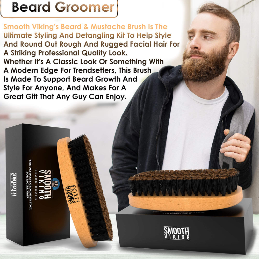 Smooth Viking Beard Care durable grooming set ready for daily use