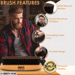 Smooth Viking Gift Set packaging highlights premium grooming kit for travel and gifting.