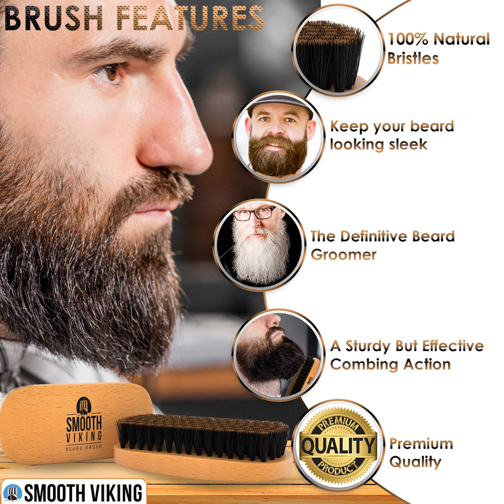 Smooth Viking Beard Care styling and shaping tool for precise grooming