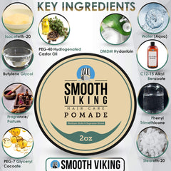 Applying Smooth Viking pomade to damp hair for flexible hold