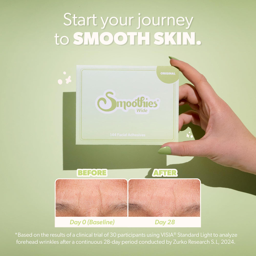 Smoothies strong-adhesive-face-patches demonstrates secure overnight wear while sleeping