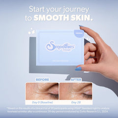 USA-made Smoothies wrinkle patches packaging highlights quality