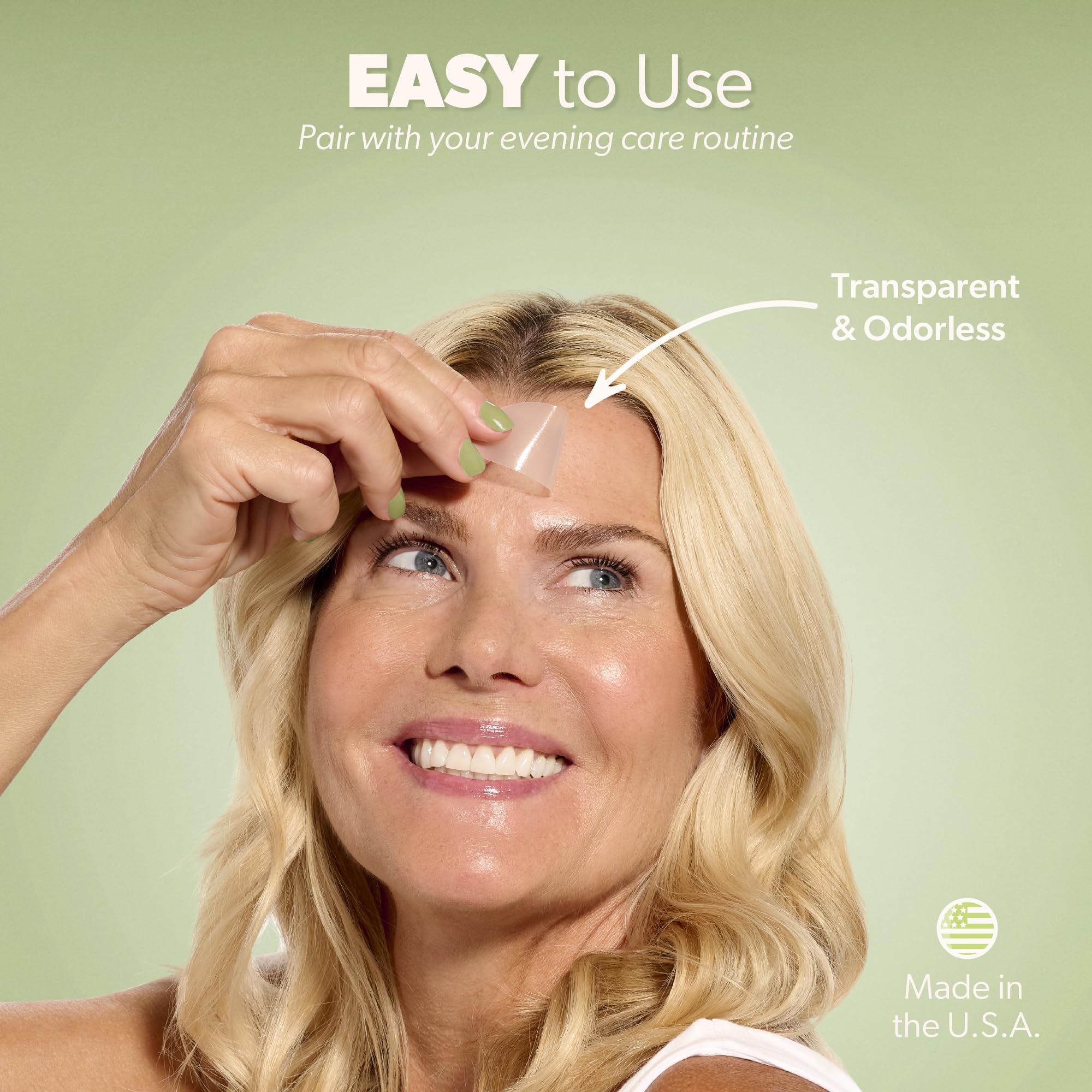 Smoothies usa-made-wrinkle-patches highlights US-made quality and skin safe materials
