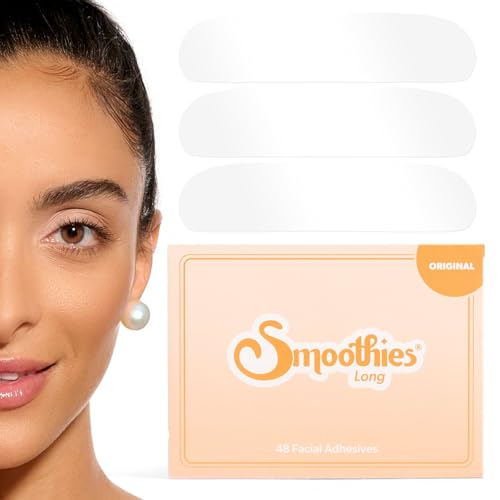 Smoothies wrinkle patches adhesive closeup highlights strong, lasting adhesion for overnight wear