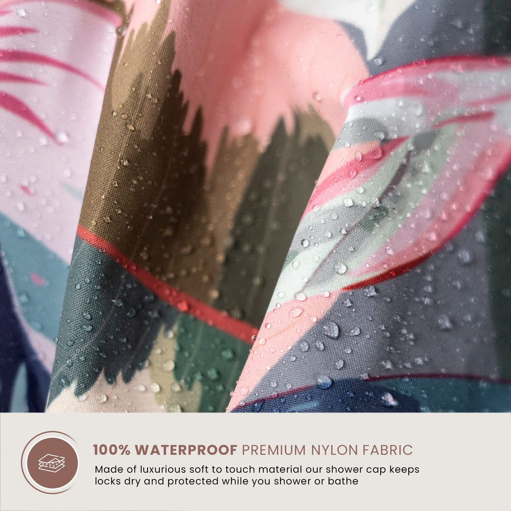 SMPL OBJECTS shower cap packaging demonstrates gift-ready presentation.
