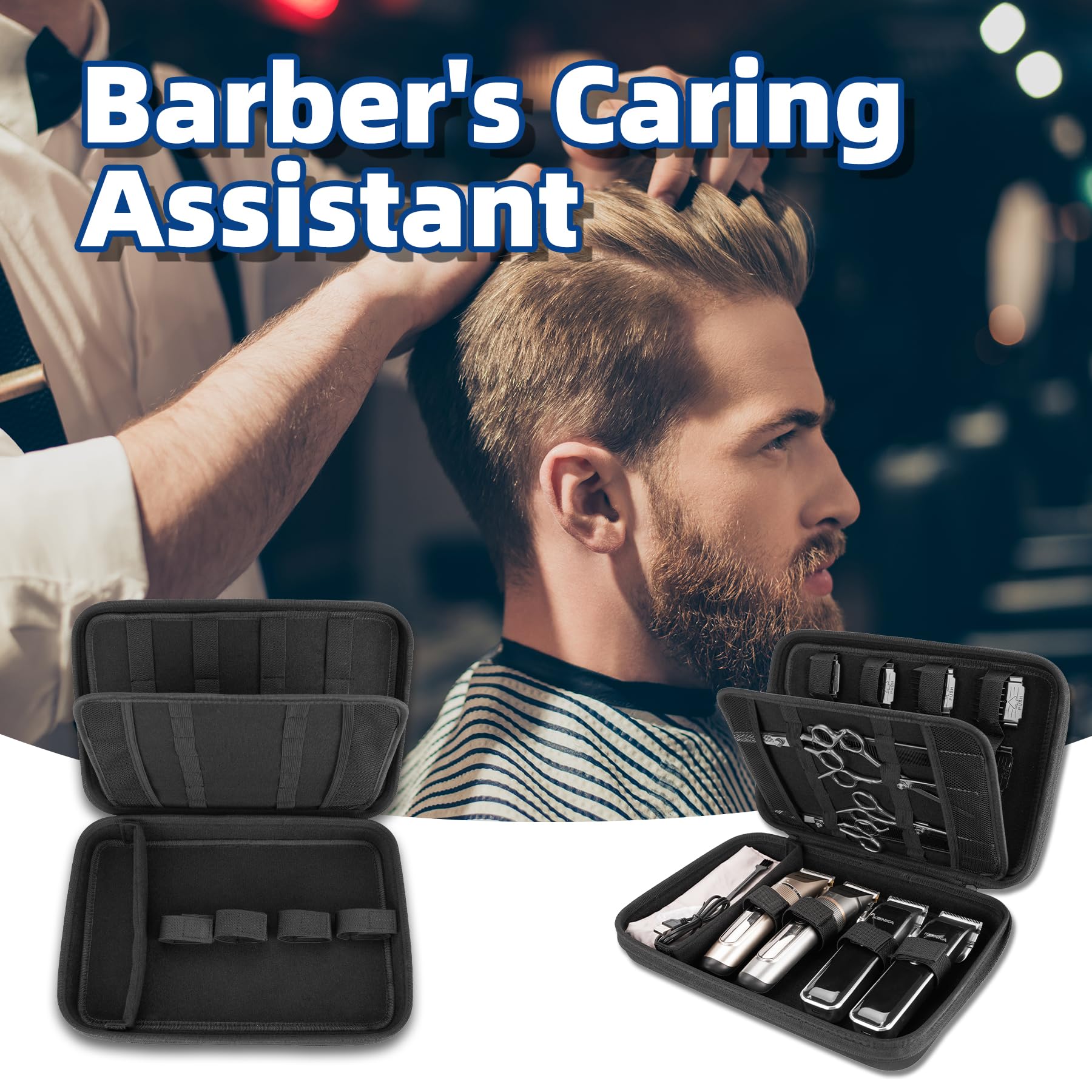 SMYV elegant-design clippers case makes a stylish practical gift for professionals.