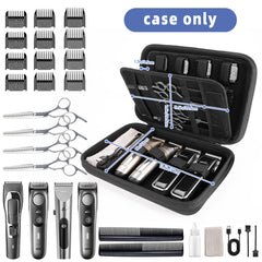 SMYV hair trimmer organizer stores cables and oils neatly for travel.