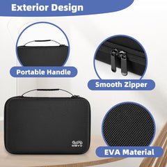 SMYV sturdy barber case protects tools from bumps and dust daily.