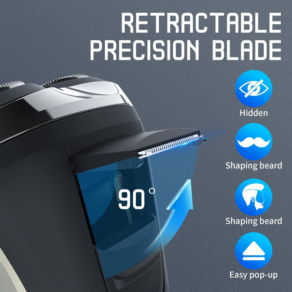 Snapbuy razor 4D floating blades in action for smooth contours.