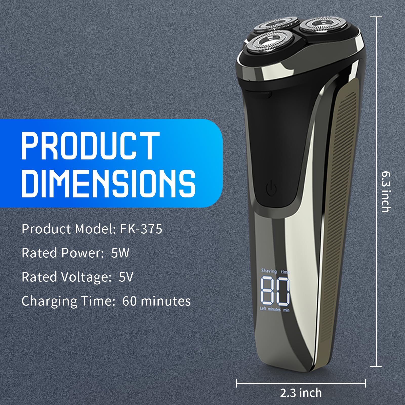 Snapbuy razor detachable blades for easy cleaning under running water.