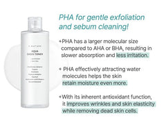 S.NATURE Aqua Oasis Toner on skin during routine provides soothing refreshment