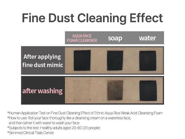 S.NATURE Aqua Rice Foam Cleanser label detail emphasizes vegan formula and clean skincare.