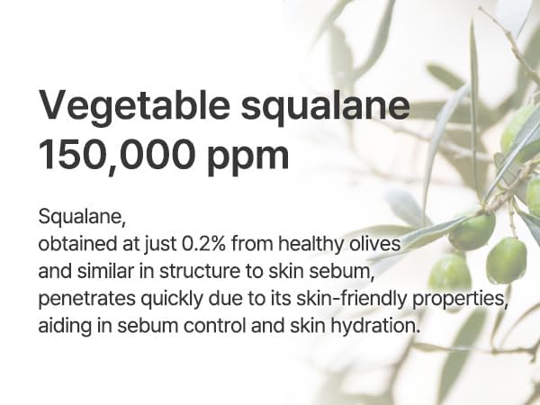 S.NATURE Aqua Squalane Cream on skin shows improved moisture and even texture.