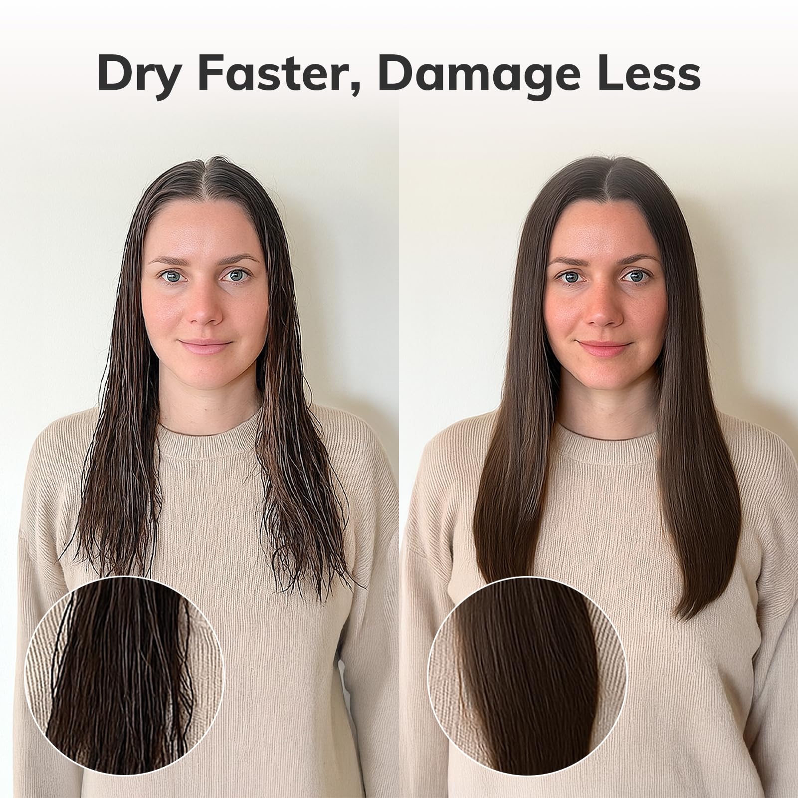 Sndyi round brush delivers salon-quality home blowouts and volume.