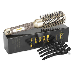 Sndyi small round brush barrel 1.3-inch for quick, smooth blowouts and lift.